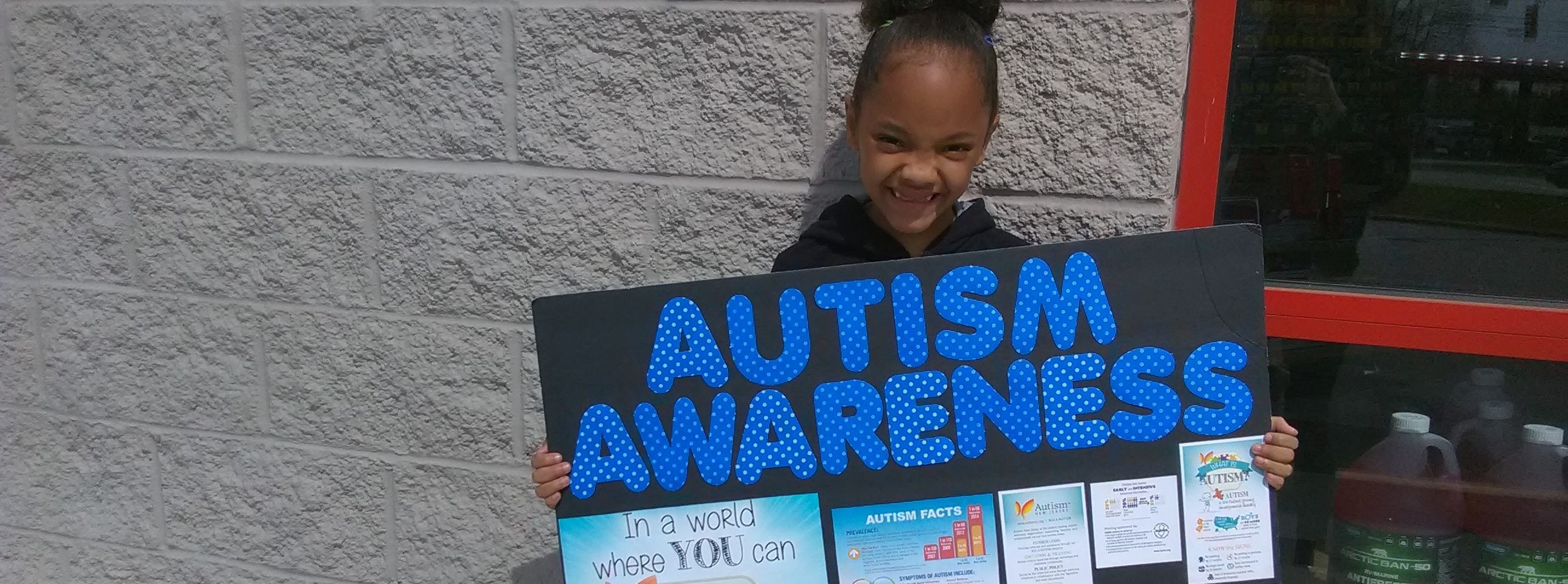 Neveah, Age 6, Autism Awareness Poster